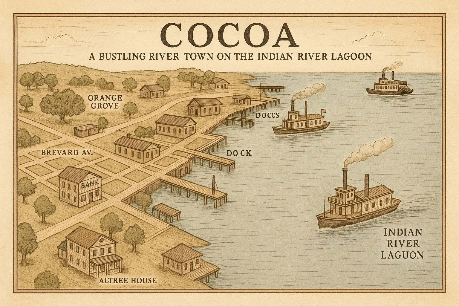 Cocoa’s History as a Bustling River Town on the Indian River