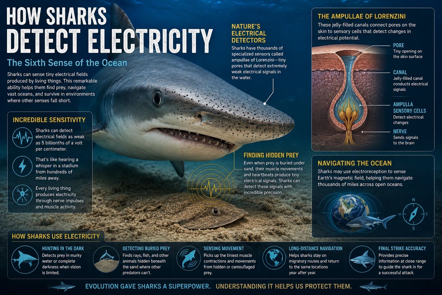 The Secret Sixth Sense of the Ocean’s Ultimate Predators