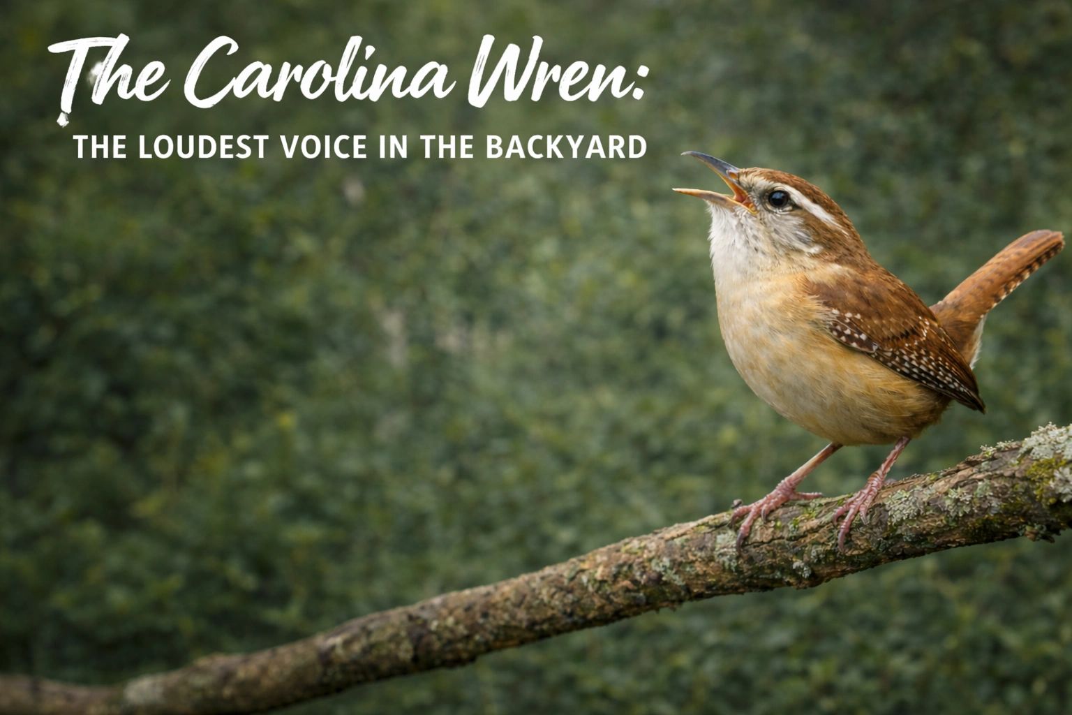 The Carolina Wren: The Loudest Voice in the Backyard