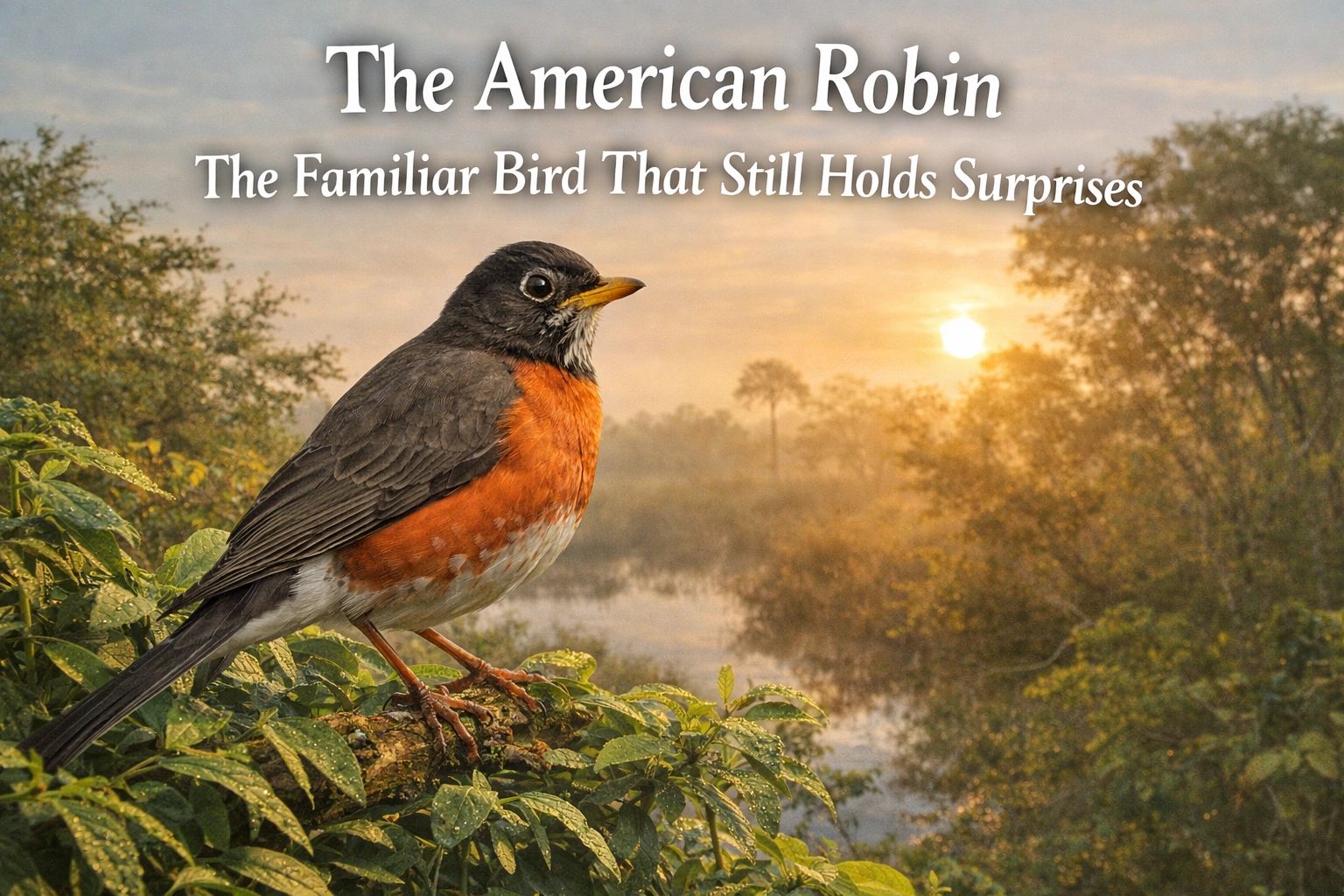 Morning Songs of the American Robin