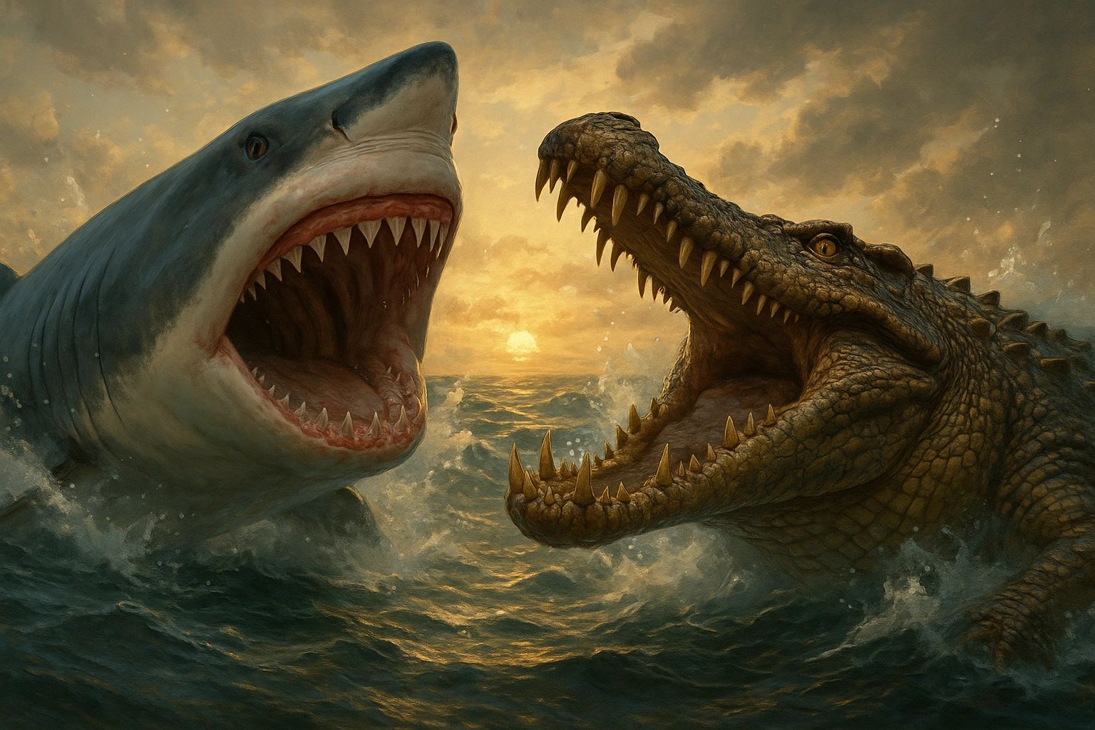 Jaws Vs MegaCroc